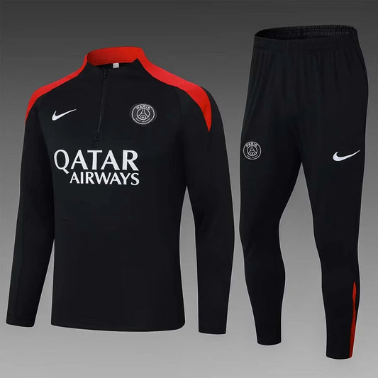 PSG Tracksuit Black/ Red