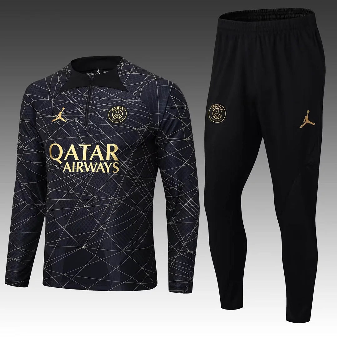 PSG Tracksuit Black/ Gold